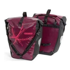 *Pair* Ortlieb Bike Panniers Back Roller Classic Design Waterproof Burgundy Red